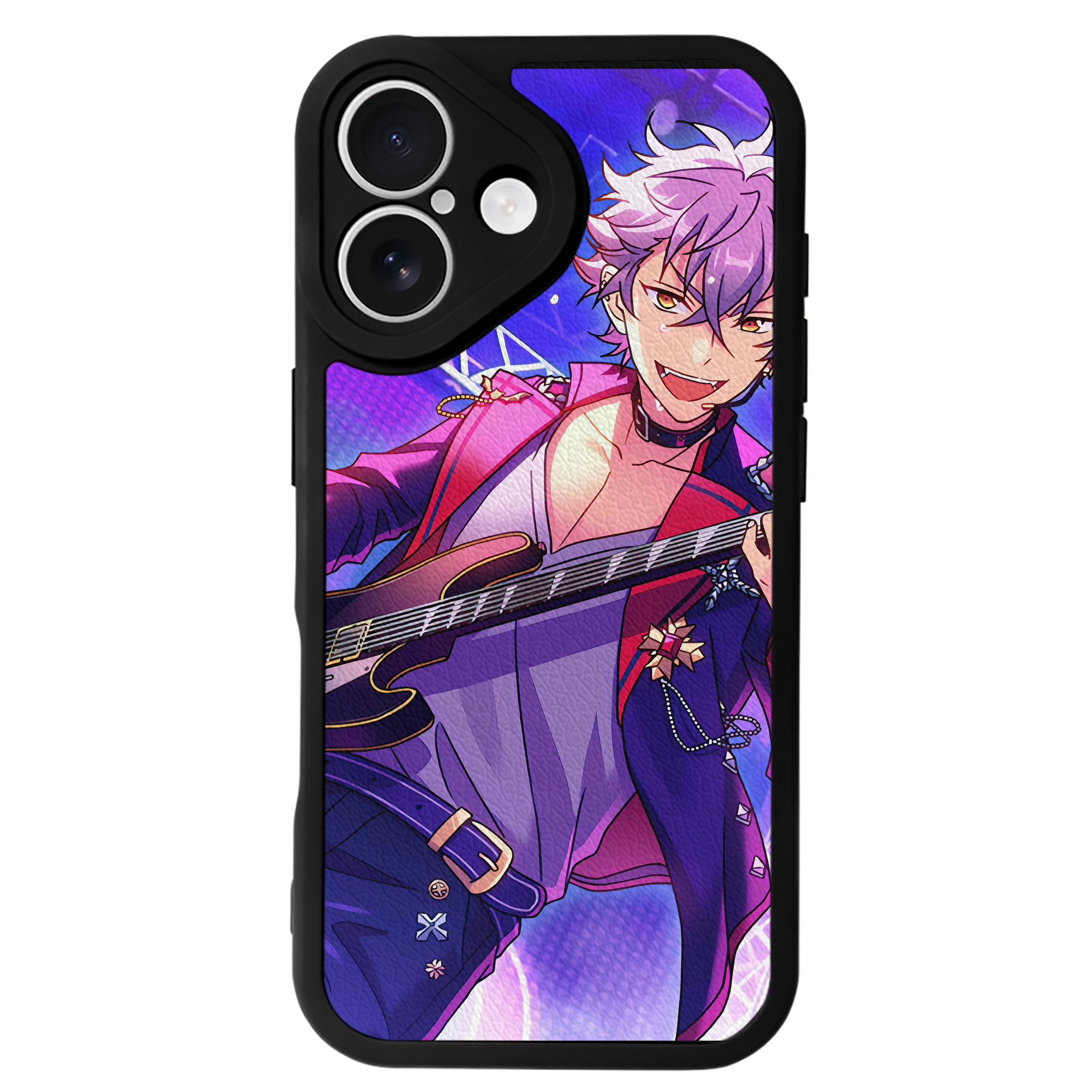 （画像用） あんさんぶるスターズ! Ensemble Stars 【iPhone 16シリーズ対応】シリコンスマホケース（レザー調） 材質：シリコン